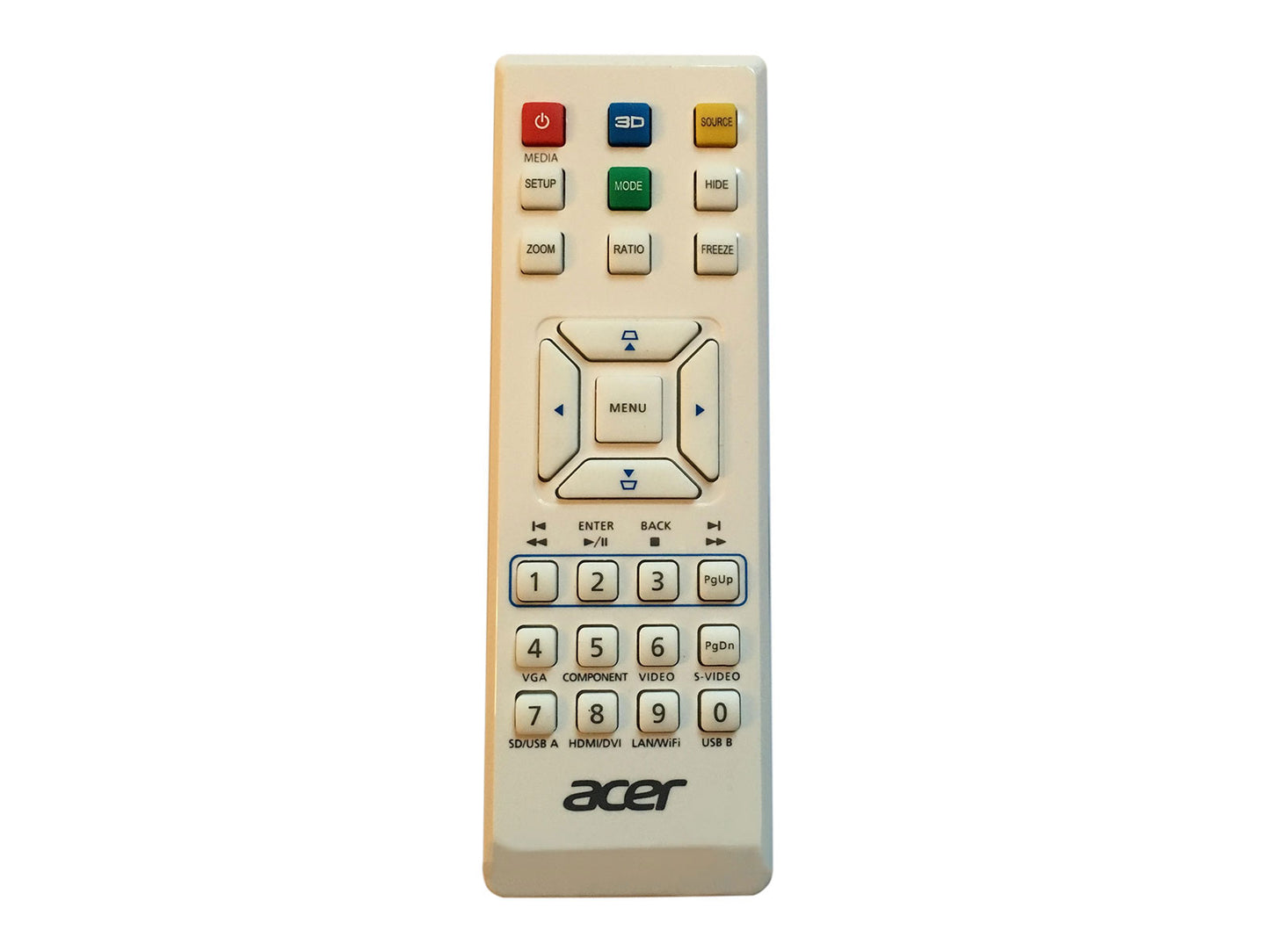 ACER original remote control MC.JK211.007, E-26281, MC.JH611.001, MC.JFZ11.002, VZ.J5300.005, VZ.J5600.002, - Bild 1