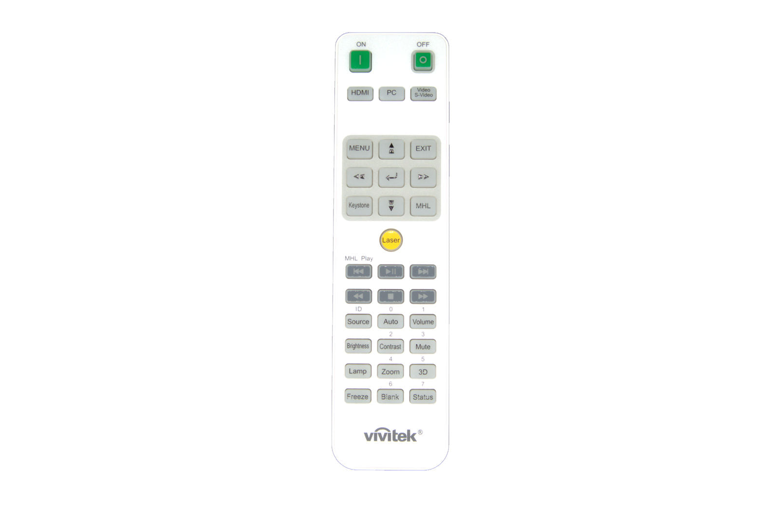 VIVITEK original remote control 5041846400, 5041846401 - Bild 1