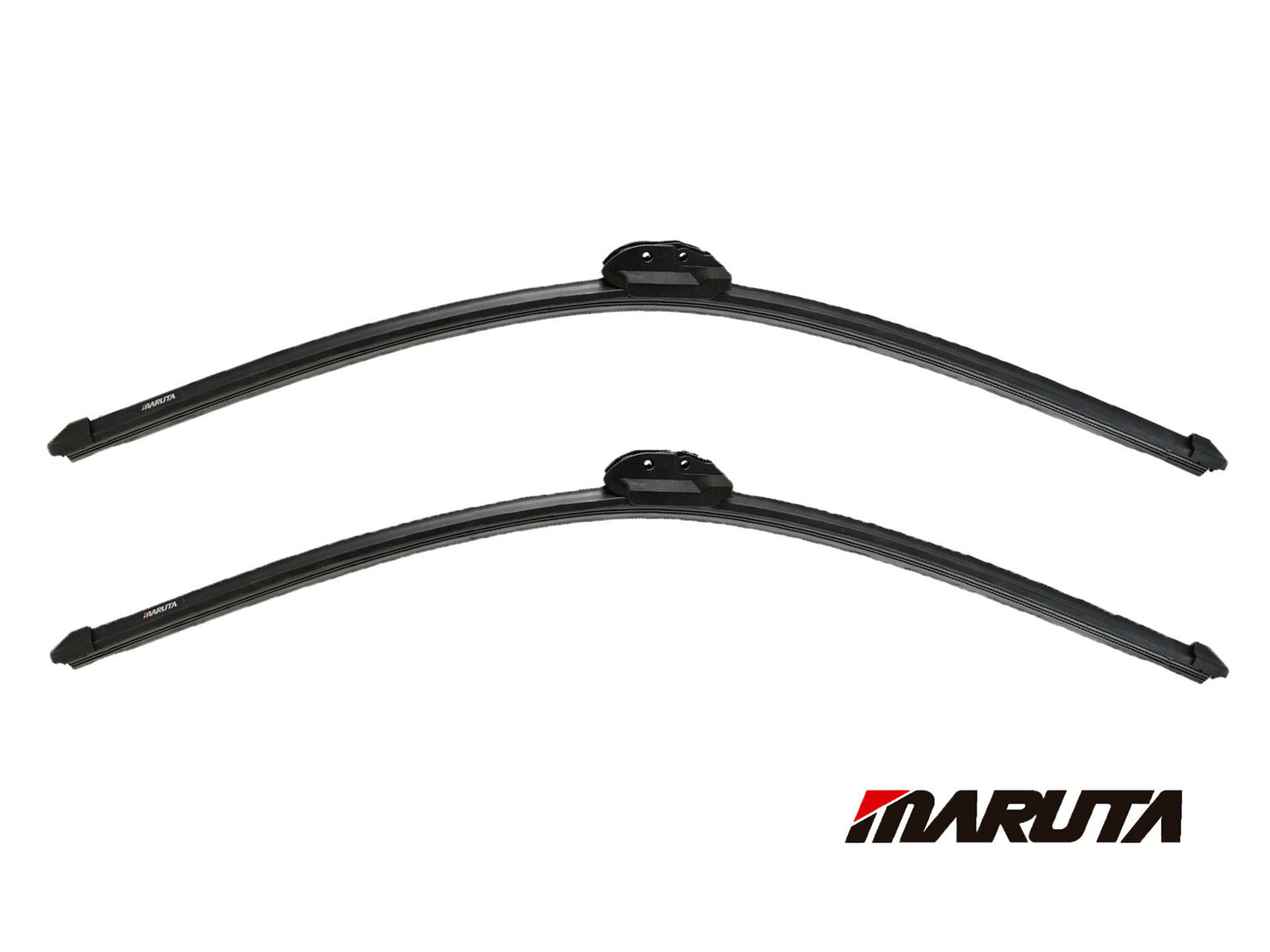 MARUTA windshield wiper SET 28" / 28" for windshield, aerodynamically optimized wiper blades made of water-repellent silicone with multi-platform adapter - pearl effect for streak-free visibility - Bild 2