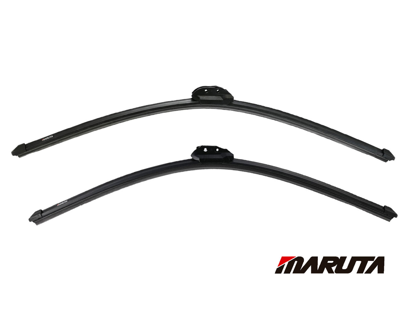 MARUTA windshield wiper SET 28" / 26" for windshield, aerodynamically optimized wiper blades made of water-repellent silicone with multi-platform adapter - pearl effect for streak-free visibility - Bild 2