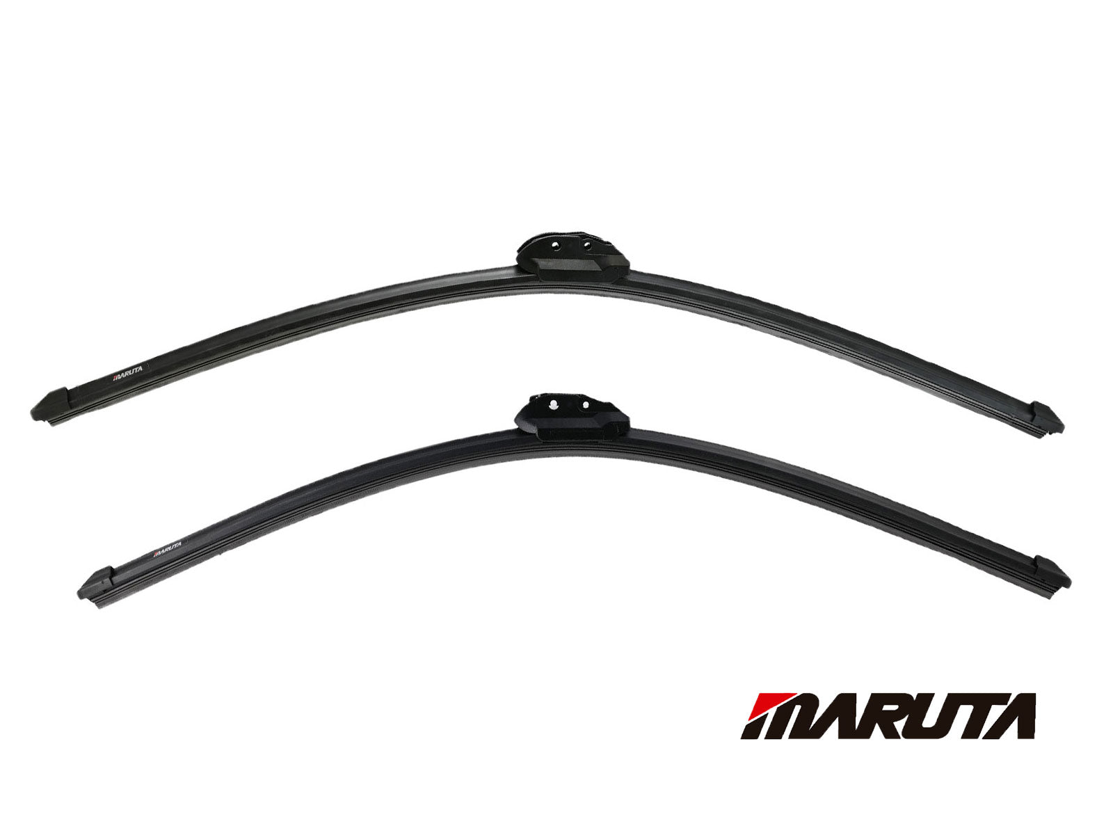 MARUTA windshield wiper SET 28" / 26" for windshield, aerodynamically optimized wiper blades made of water-repellent silicone with multi-platform adapter - pearl effect for streak-free visibility - Bild 2