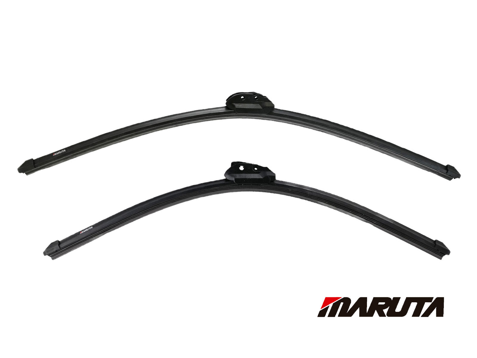 MARUTA windshield wiper SET 28" / 24" for windshield, aerodynamically optimized wiper blades made of water-repellent silicone with multi-platform adapter - pearl effect for streak-free visibility - Bild 2