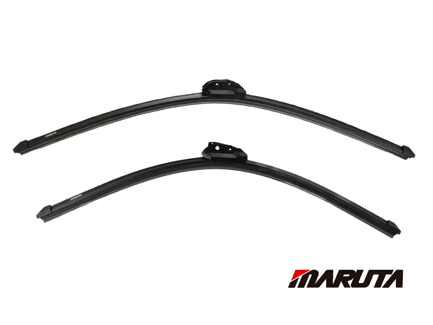 MARUTA windshield wiper SET 28" / 22" for windshield, aerodynamically optimized wiper blades made of water-repellent silicone with multi-platform adapter - pearl effect for streak-free visibility - Bild 2