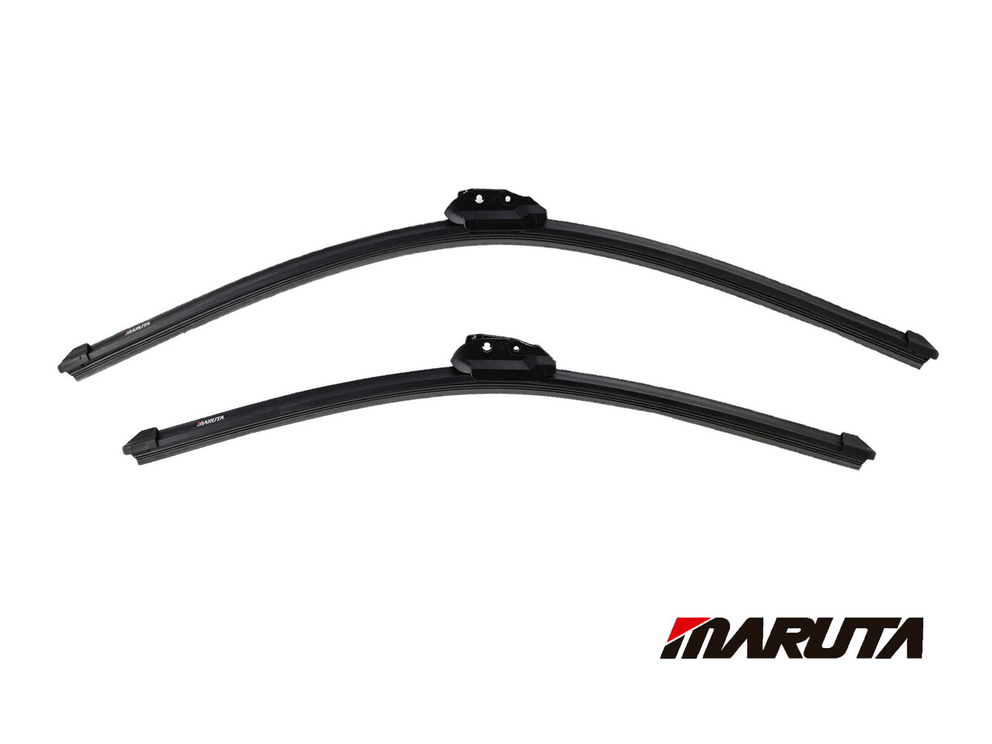 MARUTA windshield wiper SET 26" / 21" for windshield, aerodynamically optimized wiper blades made of water-repellent silicone with multi-platform adapter - pearl effect for streak-free visibility - Bild 2