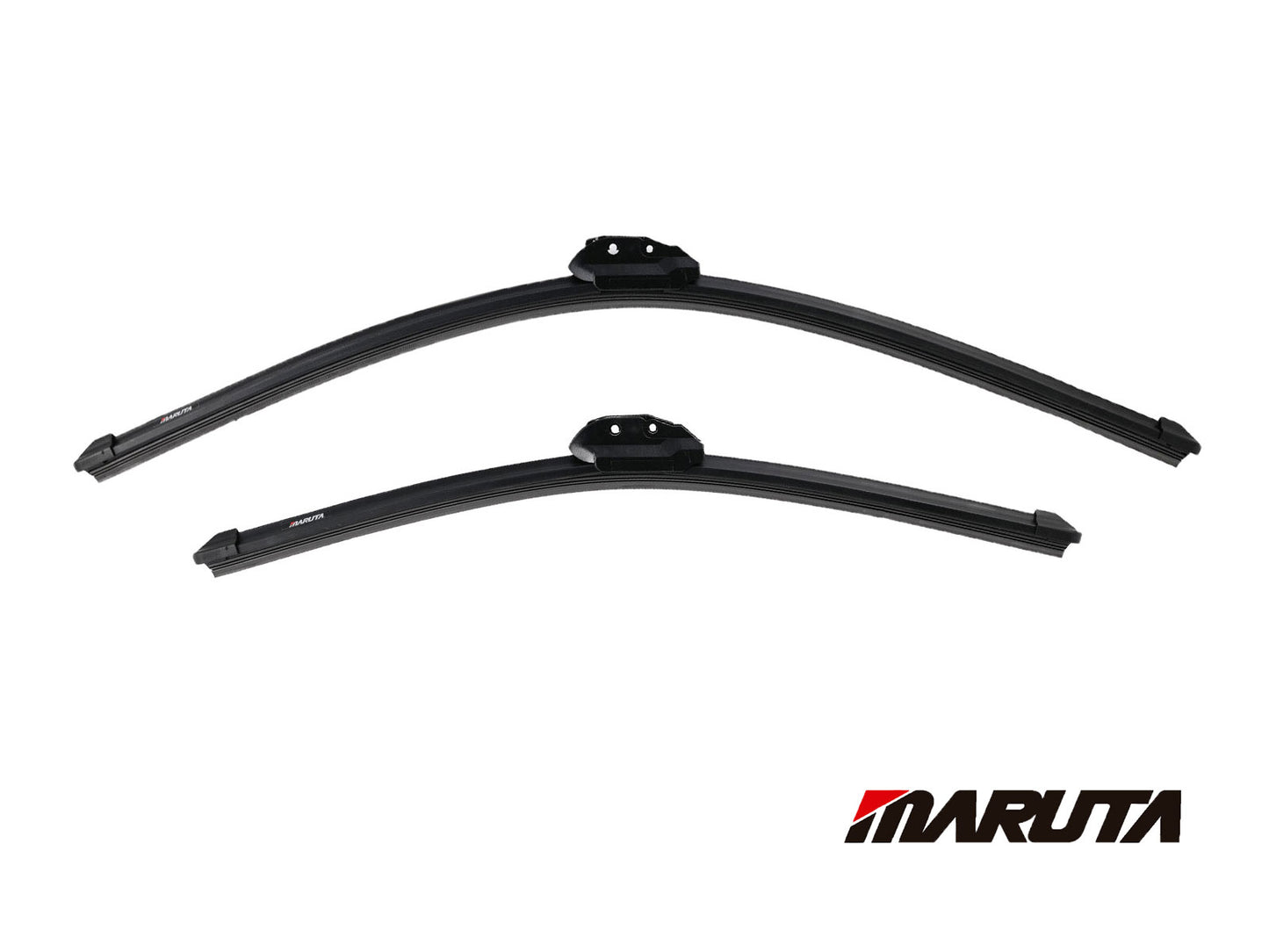 MARUTA windshield wiper SET 26" / 19" for windshield, aerodynamically optimized wiper blades made of water-repellent silicone with multi-platform adapter - pearl effect for streak-free visibility - Bild 2