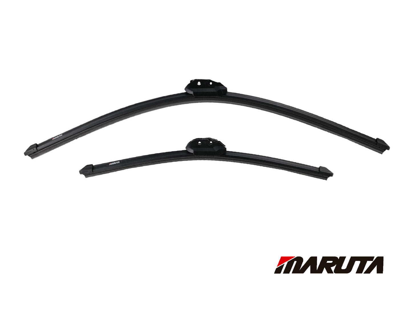 MARUTA windshield wiper SET 26" / 18" for windshield, aerodynamically optimized wiper blades made of water-repellent silicone with multi-platform adapter - pearl effect for streak-free visibility - Bild 2