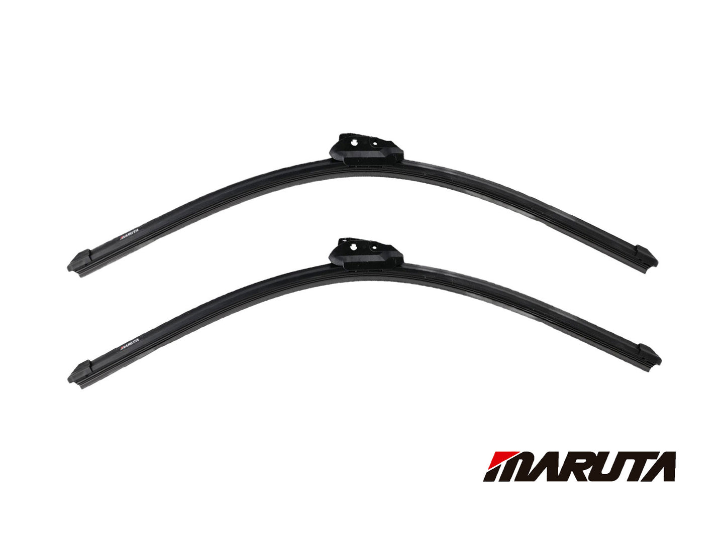 MARUTA windshield wiper SET 24" / 22" for windshield, aerodynamically optimized wiper blades made of water-repellent silicone with multi-platform adapter - pearl effect for streak-free visibility - Bild 2