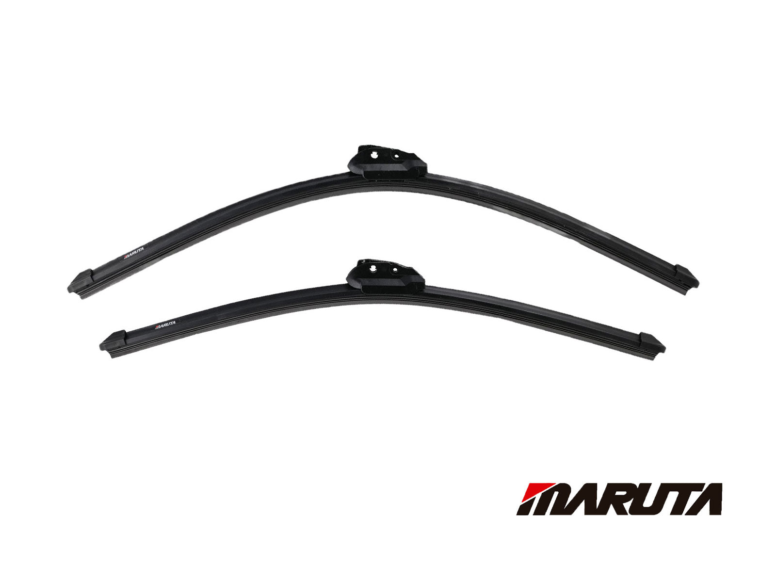 MARUTA windshield wiper SET 24" / 21" for windshield, aerodynamically optimized wiper blades made of water-repellent silicone with multi-platform adapter - pearl effect for streak-free visibility - Bild 2