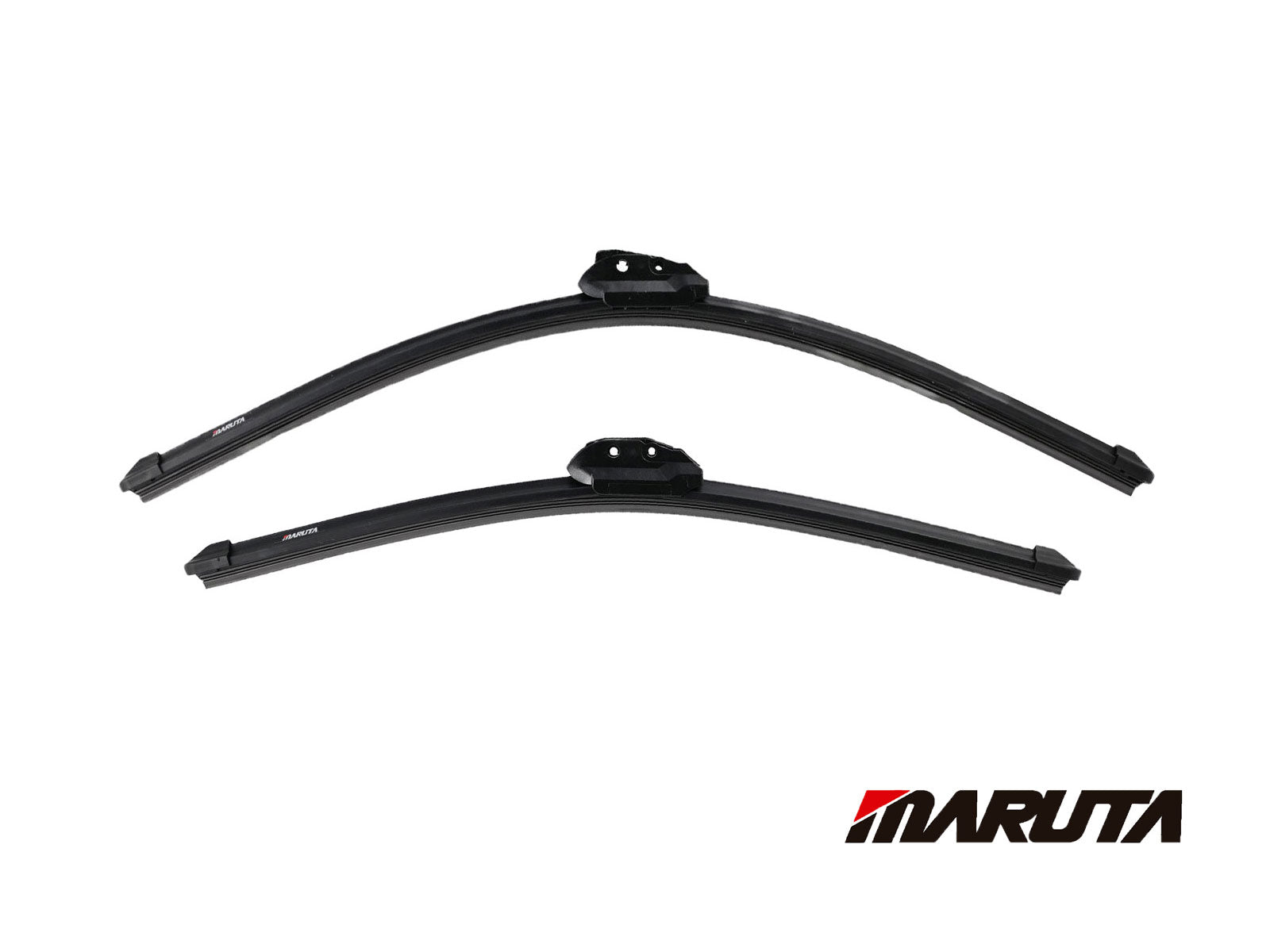 MARUTA windshield wiper SET 24" / 19" for windshield, aerodynamically optimized wiper blades made of water-repellent silicone with multi-platform adapter - pearl effect for streak-free visibility - Bild 2