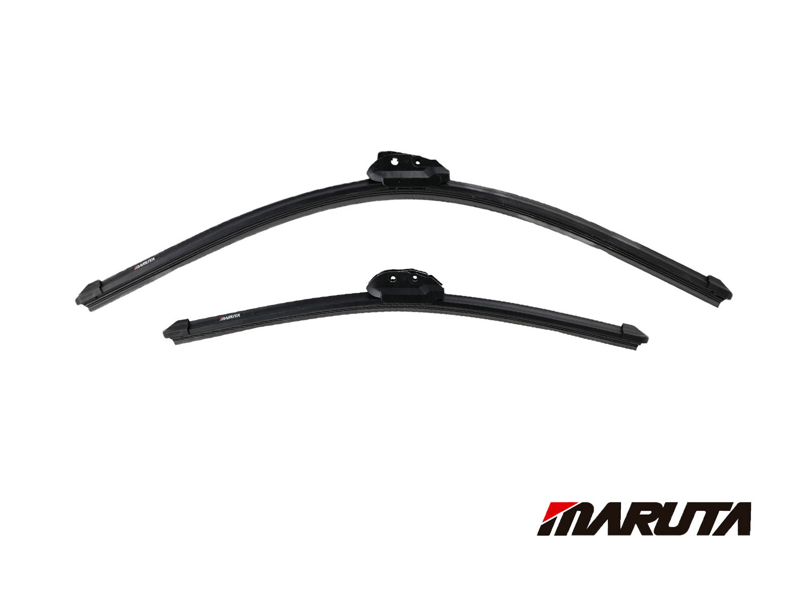 MARUTA windshield wiper SET 24" / 18" for windshield, aerodynamically optimized wiper blades made of water-repellent silicone with multi-platform adapter - pearl effect for streak-free visibility - Bild 2