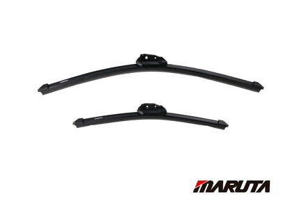 MARUTA windshield wiper SET 21" / 15" for windshield, aerodynamically optimized wiper blades made of water-repellent silicone with multi-platform adapter - pearl effect for streak-free visibility - Bild 2